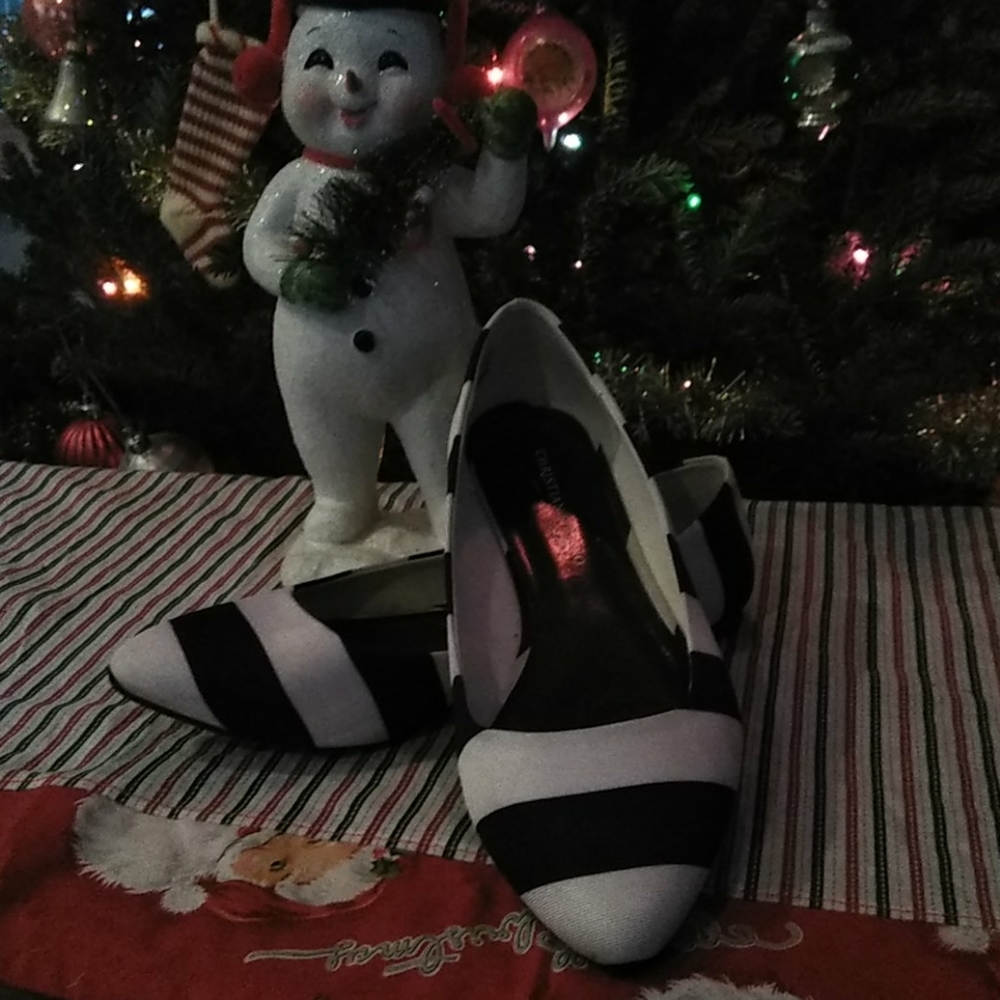 Point toe flats size 9w